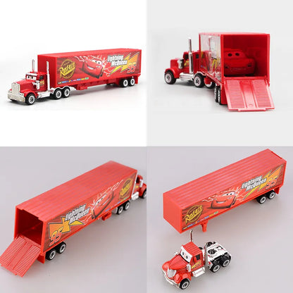 Pixar Car 3 Lightning McQueen Jackson Storm Mack Truck 7 PCS/Set