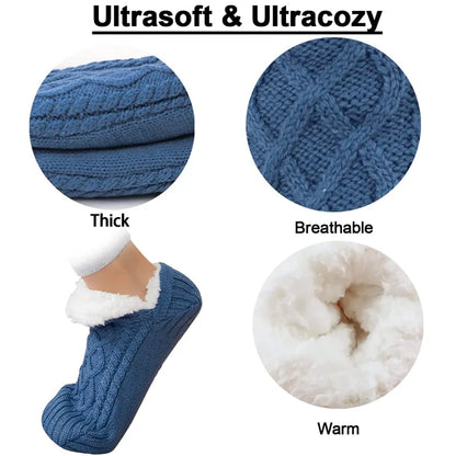 Cuddle Cloud™ Non Slip Knitted Slipper Socks