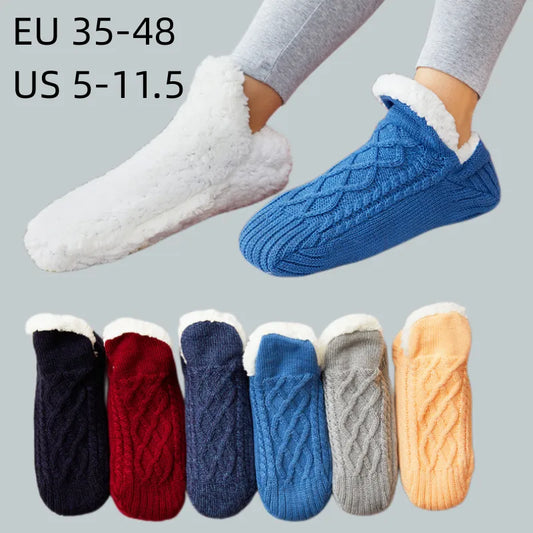 Cuddle Cloud™ Non Slip Knitted Slipper Socks