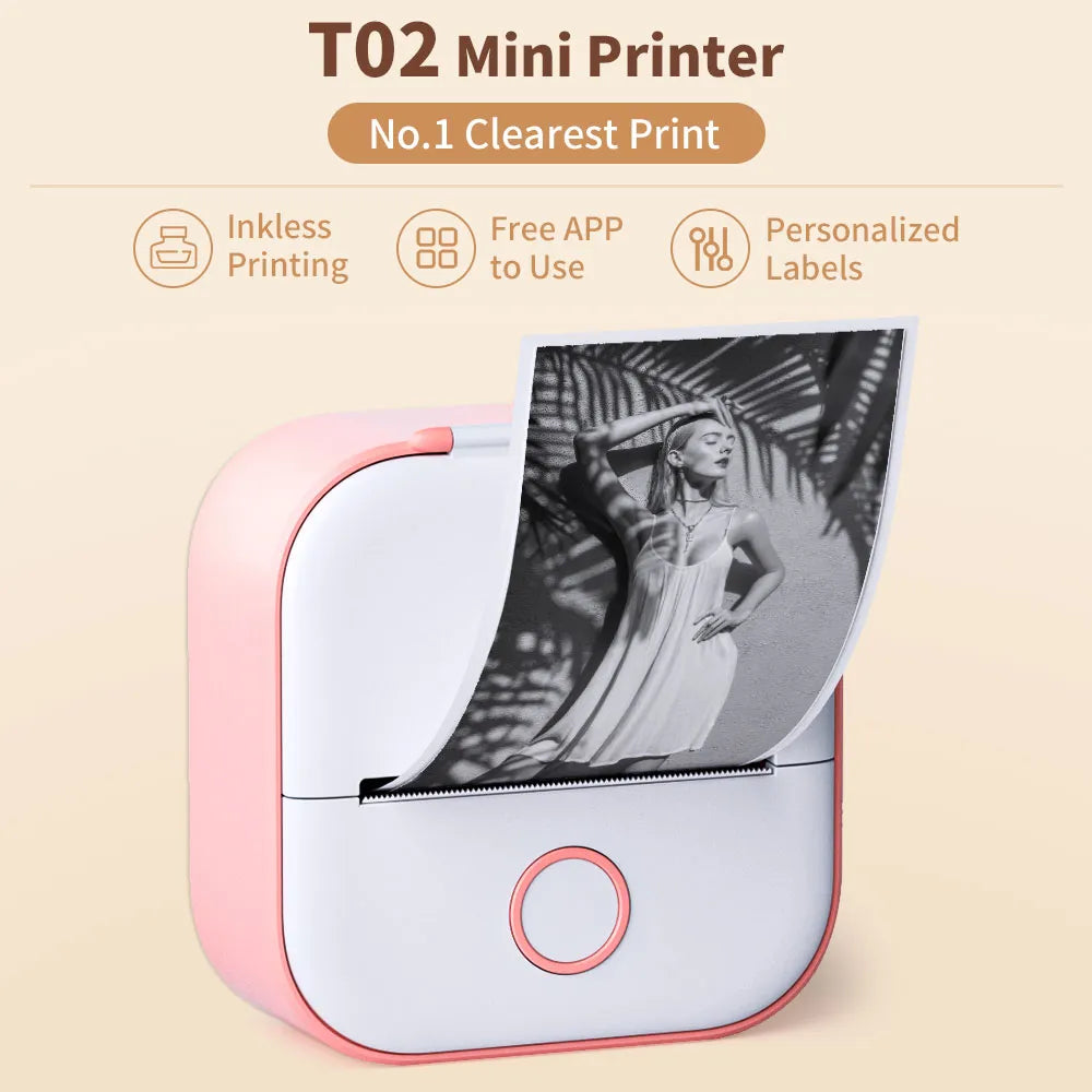 Bluetooth Phomemo Mini Thermal Portable Printer