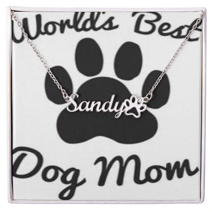 Paw Print _ World's Best Dog Mom