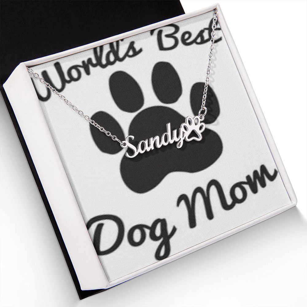 Paw Print _ World's Best Dog Mom