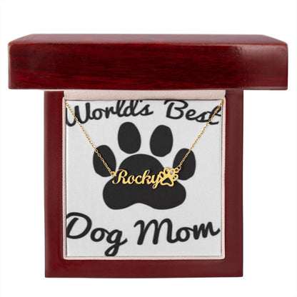 Paw Print _ World's Best Dog Mom